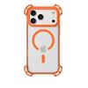 Four Corner Anti-fall Magnetic Acrylic Case For iPhone 17 16 15 14 13 12 Pro Max Plus Clear For Magsafe Wireless Charge Cover