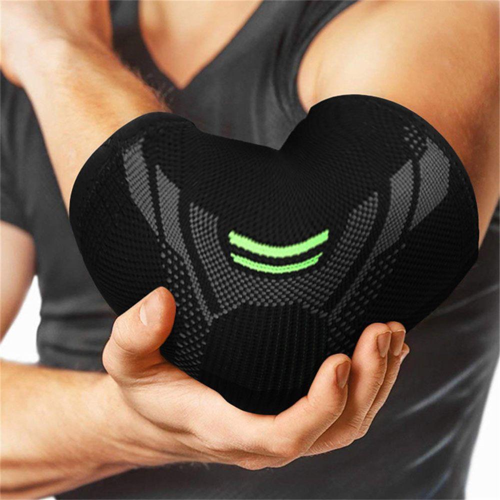 Men Elastic Bandage Basketball Sport Sleeve Pad Arm Sleeve Elbow Brace Arm Elbow Band Elbow Pads