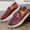 Loafers Comfortable Breathable Flat Low Top Sneakers 2024 Fall New Men Casual Shoes Fashion Lightweight Anti Slip Business Shoes