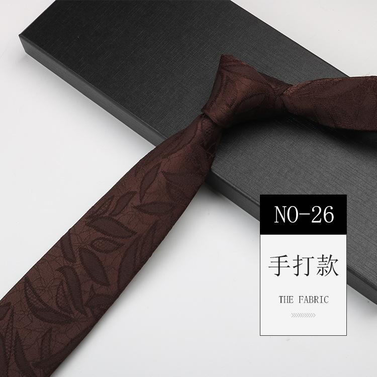 Деловой галстук мужской ручной работы, свадебный для жениха, для работы, банкетный, высококлассный узор, 8 см длиной