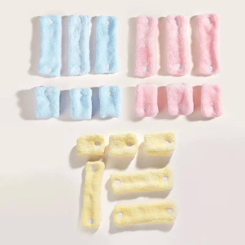 6 шт., мягкие бигуди для волос, без нагрева, бигуди для детей, толстая ткань для подушек, безвредный бигуди, большой длинный для сна, в ночное время