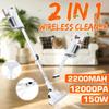 150W 2-in-1 Strong Suction Vacuum Cleaner Cordless Handhold Vacuum Cleaner Set Household Mite Remover with LED Lighting