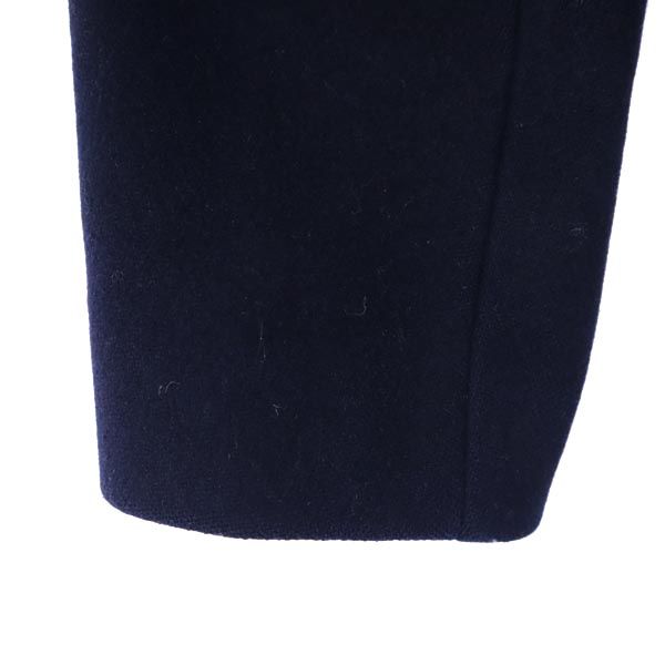 PUBLIC TOKYO Сделано в Японии Пальто Честер из смесовой кашемировой ткани 1 Темно-синий Женский Б/У