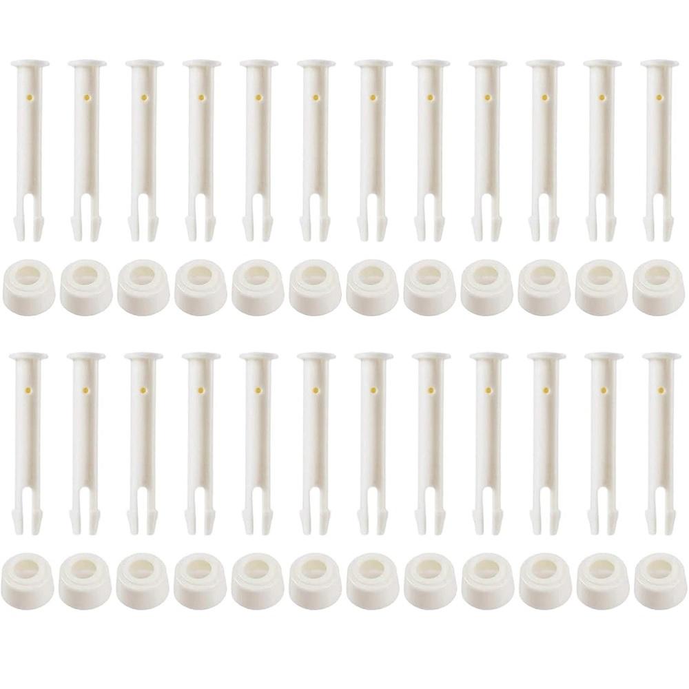 24 шт. 2,36 дюйма ABS Штифты для соединения бассейна 6 см 2,36 дюйма Набор крышек Уплотнители для ремонта плавательного бассейна