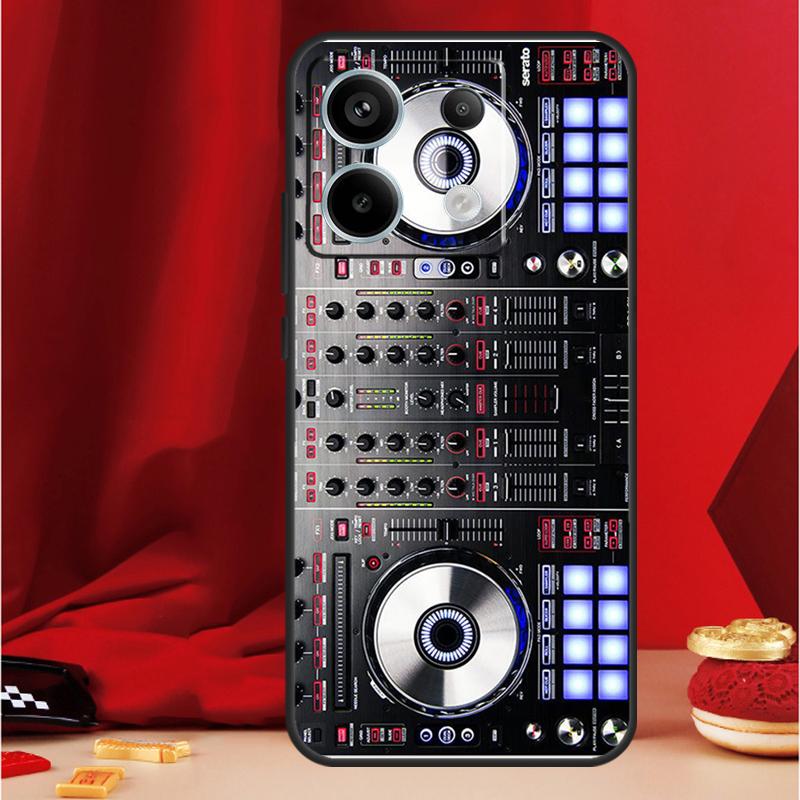 Чехол-кейс для DJ-контроллера-микшера электронной музыки для Xiaomi Redmi Note 14 12 11 10 13 15 Pro Plus Redmi 15 13 10C 12C 13C 14C 15C Funda