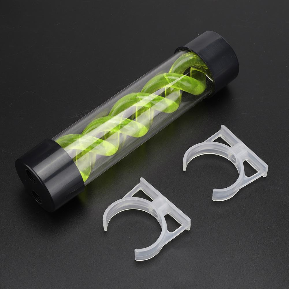 200mm Water Cooling Tank Reservoir Cylindrical Water Tank with 3 Holes G1/4 Inner Thread for PC Computer Water Cooler System