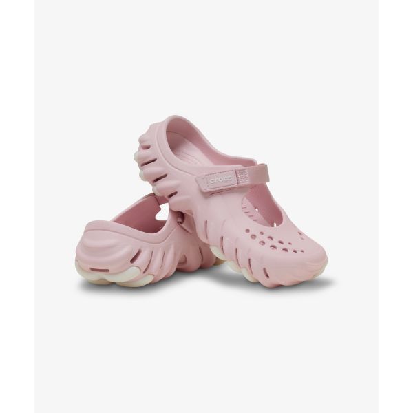 Crocs Эхо Mary Jane Клог EVA Универсальные Ретро Клоги Женские клоги Розовый 211996-685