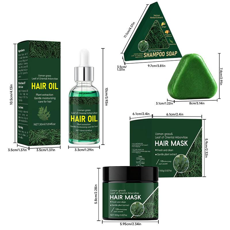 Shampoo Bar Set with Oriental Arborvitae – Gentle Plant Cleansing for Hair & Scalp