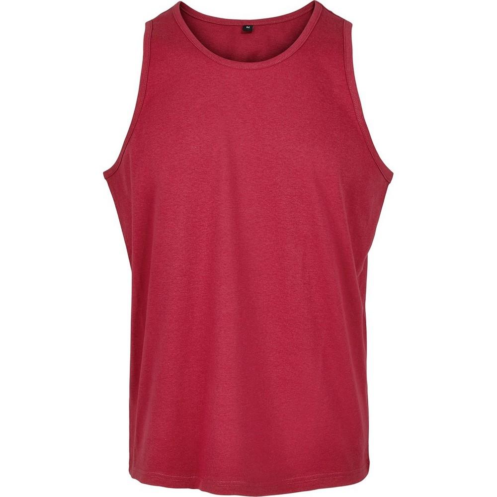 Build Your Brand Mens Plain Tank Top