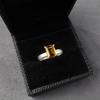 Natural Citrine Gemstone 925Sterling Silver Jewelry Handmade Ring For Women Gift RR-30-3