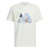 Adidas Graphic Short Sleeve T-Shirt Fashion Casual Trendy Versatile Unisex T-Shirt Han-Jade-White KB7751