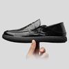 Однотонные туфли в стиле business casual для мужчин, весенне-осенняя мода, кожаные туфли, мужские, с мягкой подошвой, новые дизайнерские лоферы, мужчина