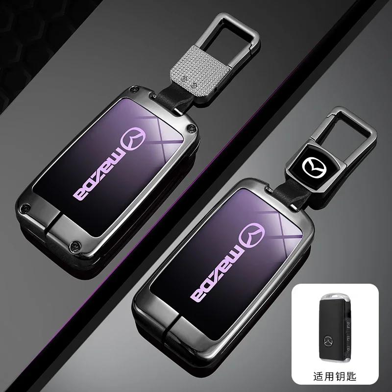 2026 Fashion Zinc Alloy 3 Bottons Car Key Case Cover Holder Shell Fob For Mazda 3 4 Alexa CX30 CX-4 CX5 CX-5 CX8 CX-8 CX-30 CX9 CX-9