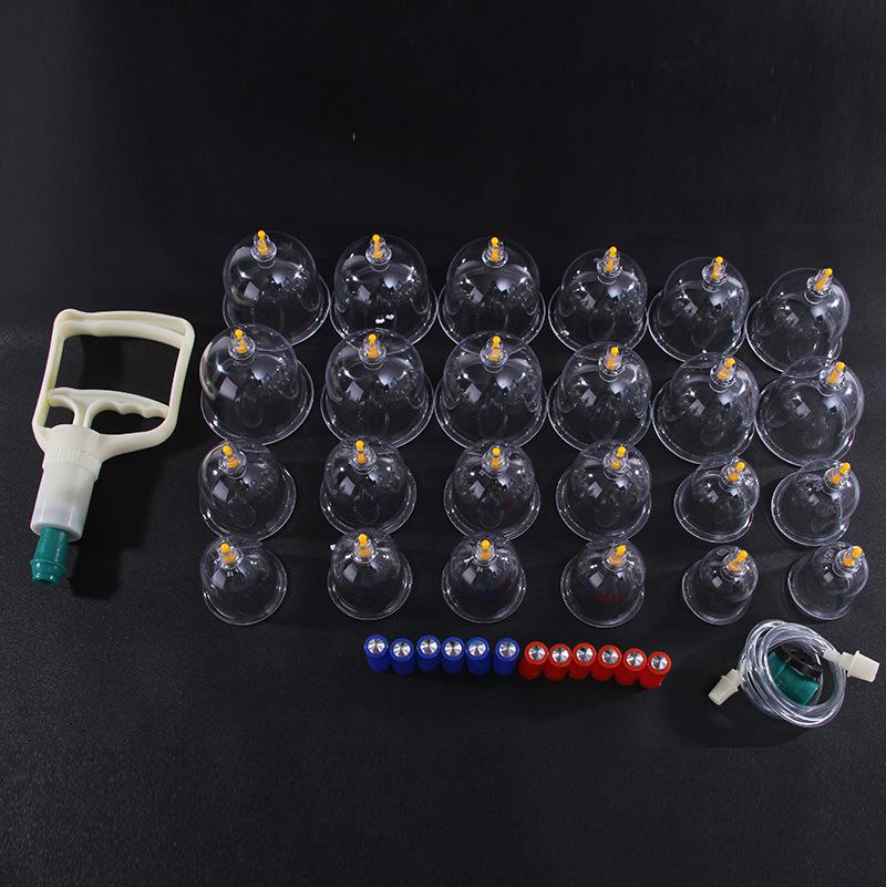 Улучшенный бытовой вакуумный баночный аппарат большого размера на 24 банки с магнитной терапией