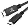 Кабель данных USB4 80 Гбит/с USB C на USB C Шнур 240 Вт Кабель быстрой зарядки для ноутбука Видео 5K Передача больших файлов