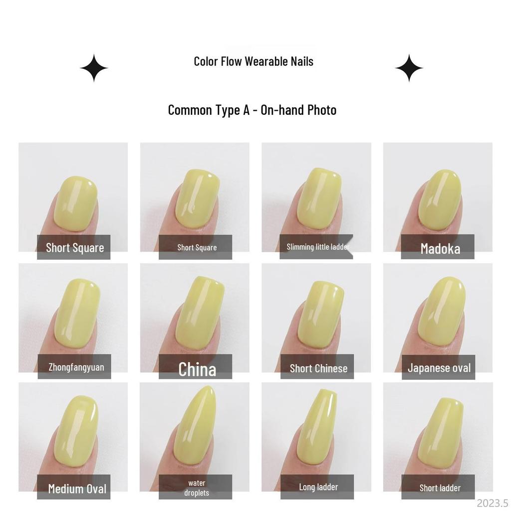 Butterfly Cat Eye Blush Fairy Bridal Press-On Nails, Medium-Long Stickers for 2025 New Year Style