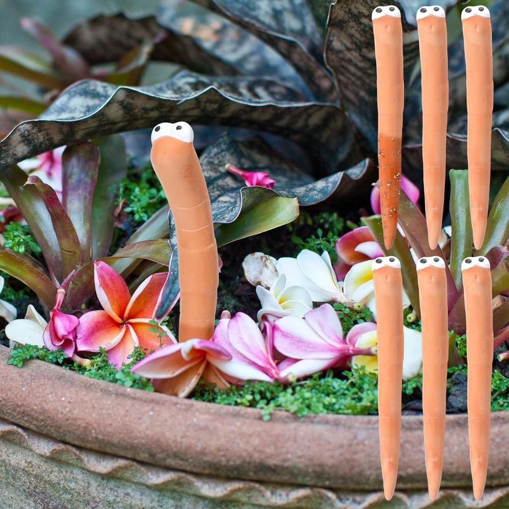 Funny Earthworm Soil Moisture Meter Metais Soil Tester Temperature Meter Plant Monitor Detector Indoor Outdoor Plant Lawn