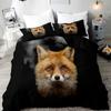 3D The Fox Постельное белье Пододеяльник с наволочкой Твин Полный Queen King Постельное белье Постельное белье