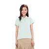 Li Ning Group Purchase Series Solid Color Comfortable Breathable Versatile Casual Sports Polo Shirt Women Tops Light-Moss-Blue APLU190-5