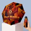 Galatasaray FC Manual Five Fold 8 Rib Umbrella Support Custom Text, Lightweight Travel Umbrella