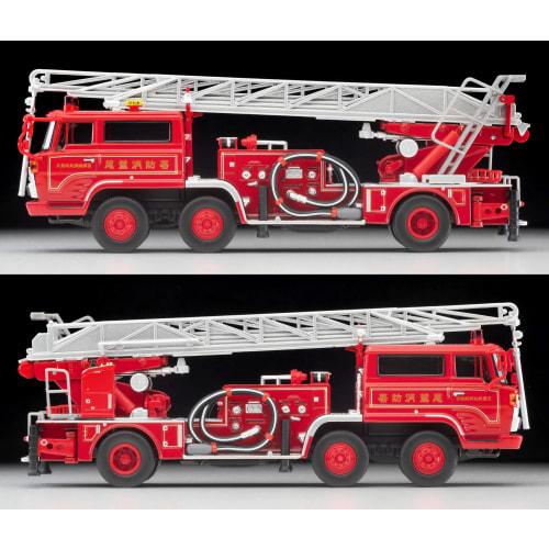 TOMYTEC Tomica Limited Vintage Neo LV-N24c Hino TC343 Ladder Fire Truck Owase Fire Station Completed Model