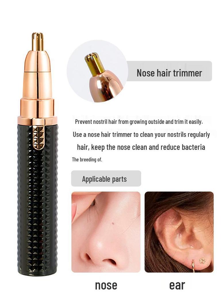 Женский электрический триммер-бритва для бровей и носа