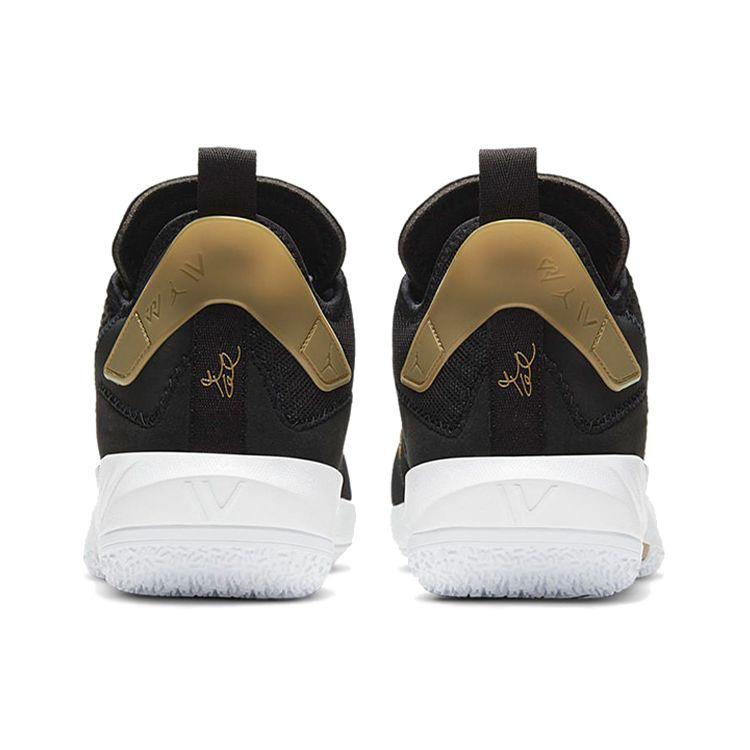 Air Jordan Why Not Zer0.4 PF Family Unisex Sneakers Black White Metallic-Gold CQ4231-001