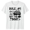 Rule 1 Dont Fall Off TShirt Cruise Ship Travel Birthday Gift For Him And Her