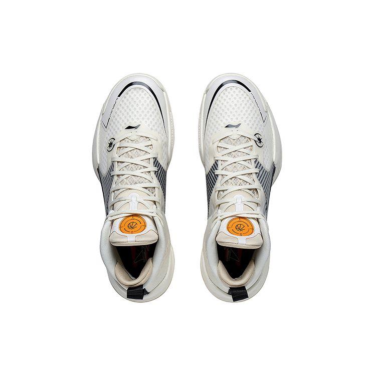 Li-Ning Super Lightweight Series Non-Slip Wear-Resistant Mid-Top Basketball Shoes Men Sneakers Off-White ABAS027-13