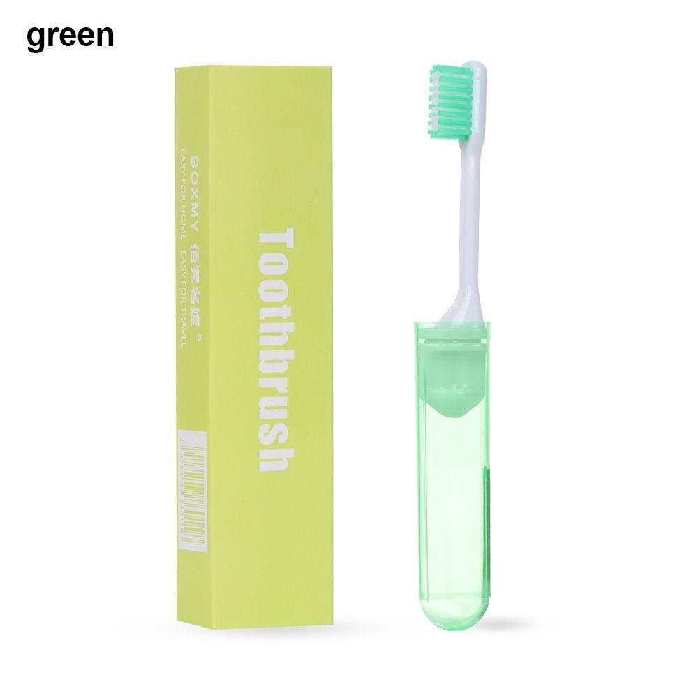 Health Travel Camping Portable Oral Cleaning Business Trip Outdoor Tooth Brush Folding Toothbrush