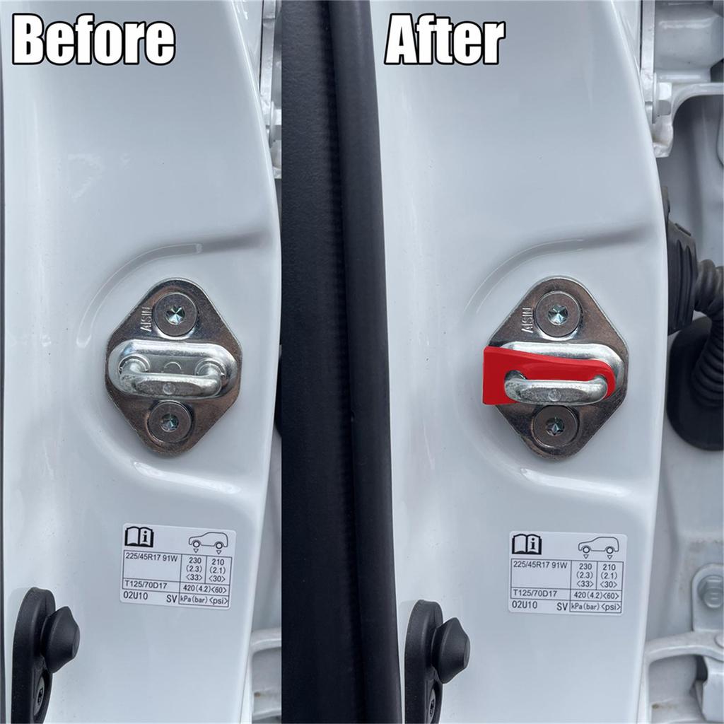 Демпфер-шумоизолятор для дверных замков автомобиля для Toyota Camry Corolla RAV4 Prius Land Cruiser Prado Скрип Тихий Шум Глухой