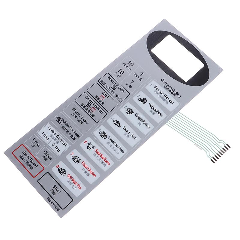 Панель аксессуаров для микроволновой печи Nn-K574Mf Мембранный переключатель Сенсорный переключатель Кнопка управления Запасные части