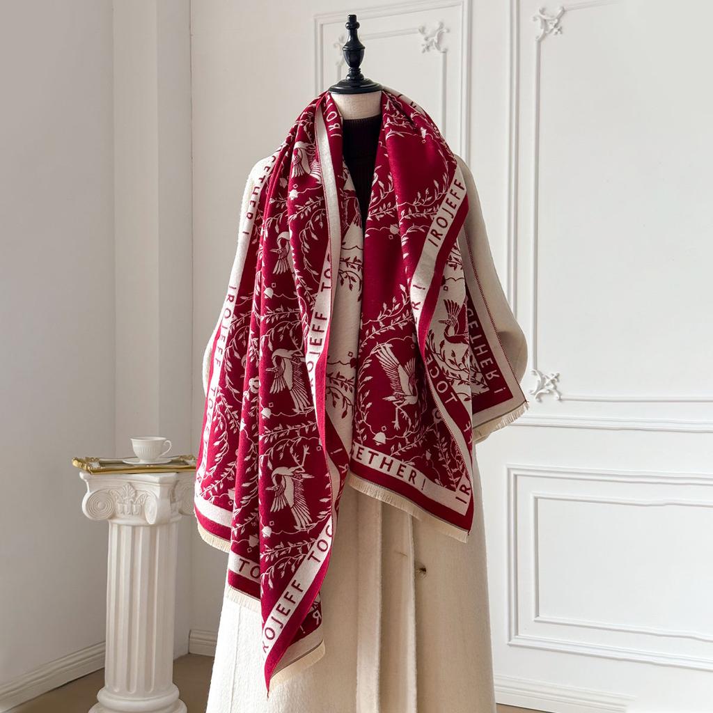 Women Scraf Luxury Brand Latest Design Bohemia Style Pashmina Wrap Neckerchief Female Bufanda Echarpe Winter Warm Thick Shawl