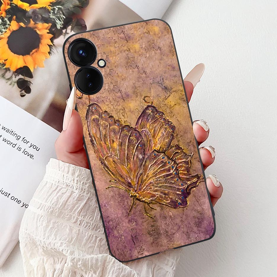 Чехол для Tecno Spark 9 Pro Spark9 Pro KH7n Новый Роскошный Расписной Чехол Мягкий Силиконовый Чехол для Телефона Для Tecno Spark 9T Spark9T KH6 Сумки