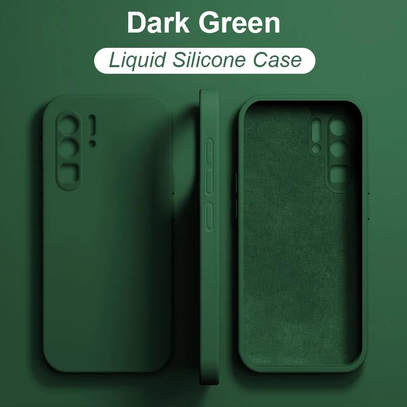 Для Huawei P30 P50 P40 P20 Pro Lite Чехол Квадратный жидкий силиконовый чехол для телефона Huawei Honor 50 60 Mate 30 20 Nova 9 Pro Чехол