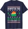Dumpster Fire Response Team Leader Xmas Ugly Sweater Unisex T-Shirt