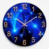 Children's Room Fashion Creative Clock Home Wall Clock Living Room Round Glass Clock Bedroom Silent Quartz Clock 30CM