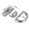 Folding Pad Eye D Ring Silver Replacement Accessories Versatile Tie Down Ring