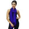 Chiffon Blend Woman Dupatta Stole Throw Scarves Indian Ethnic Chunni