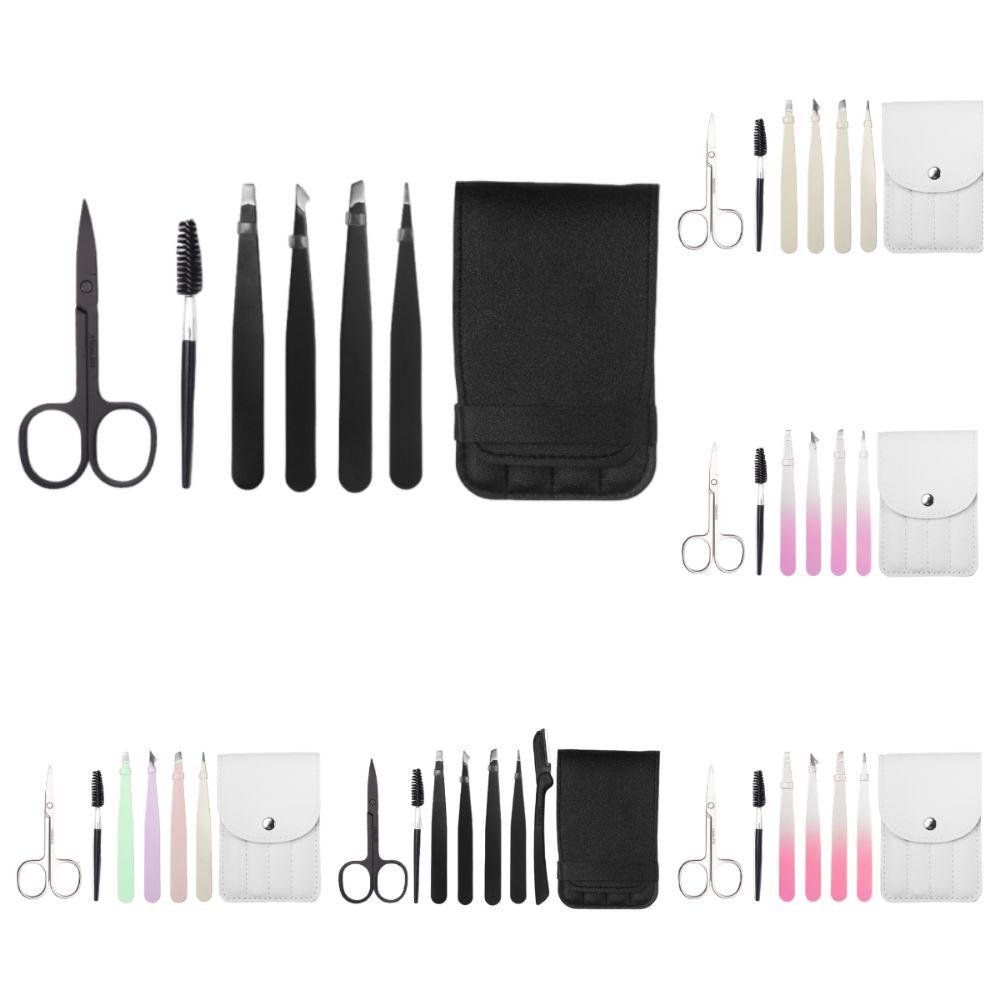 Multipurpose Eyebrow Trimming Set Stainless Precision Tweezer Kit Eyebrow Tweezers Kit Make Up