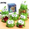 1 Pcs Kawaii Cut Rope Big Eyed Frog Doll Plaything Plush Animal Pinch  Vocalization Pvc Green Bean Frog Children'S Toys Christmas Present