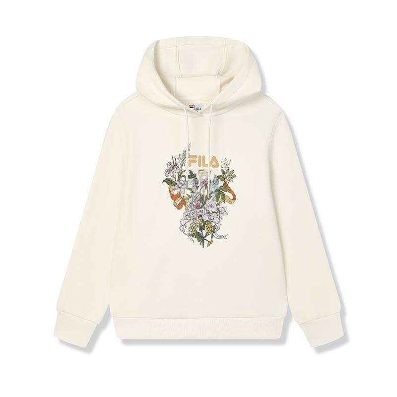 Fila FASHION TROPHY ХУДИ Женские худи Светло-бежевый F11W518214FIV