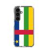 Coque Téléphone - Samsung - Galaxy S24 Plus - Drapeau République Centrafricaine - Souple - Multicolore