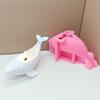 Big Whale Succulent Plant Flowerpot Resin Silicone Mold Marine Animal Whale Storage Box Candle Cup Concrete Cement Gypsum Mold
