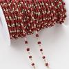 1Meter Bohemian Cube Beads Chain for KC Gold Choker Necklace Bracelets Women Charm Handmade Party Jewelry Making DIY Accessories