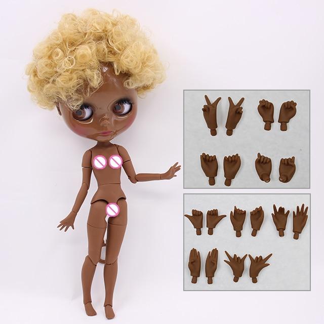 ICY DBS Blyth кукла 1/6 bjd игрушка шарнирное тело темная кожа афро волосы 30 см кукла аниме девушки