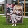 Custom Size Anime Woven Blanket Soft Home Cover Blanket for Couch Bed and Chair