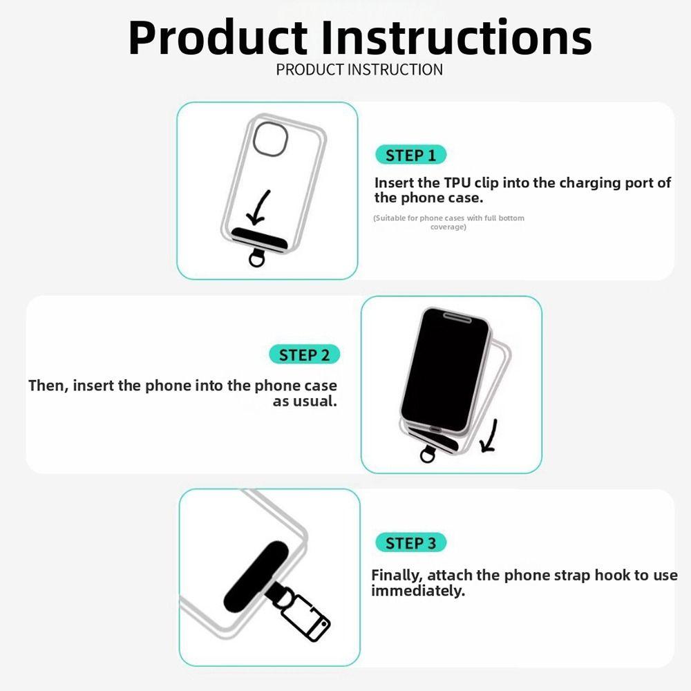Anti-lost Phone Lanyard 8mm Thick Camera Hanging Rope Fashion Cellphone Strap Universal