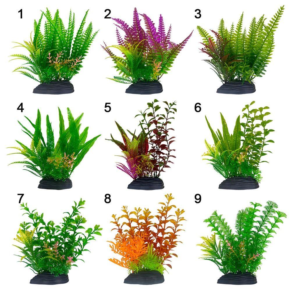 Aquarium Decor Artificial Aquatic Weeds Fish Tank Grass Artificial Plants Plastic Water Plant