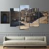 No Framed 5 Pieces CSGO Game Map Desert Wall Art Canvas HD Decorative Prints Posters Pictures Paintings Home Decor for Bedroom